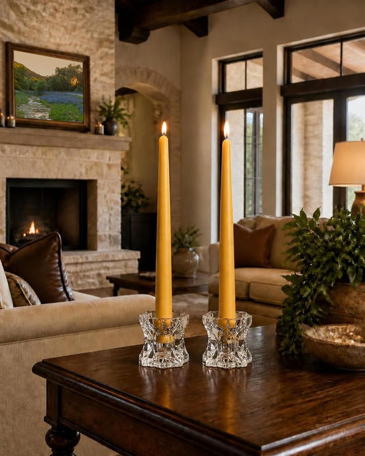 Beeswax Candlesticks  NEW