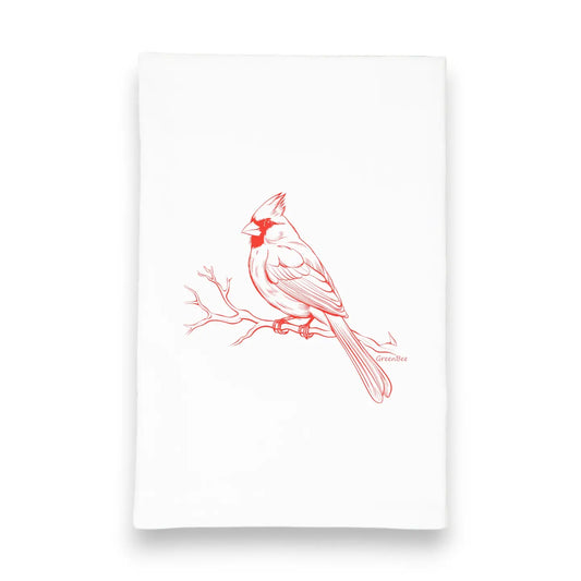 Kitchen Towel: Red Cardinal