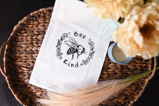 Bee Kind Kitchen Tea Towels NEW