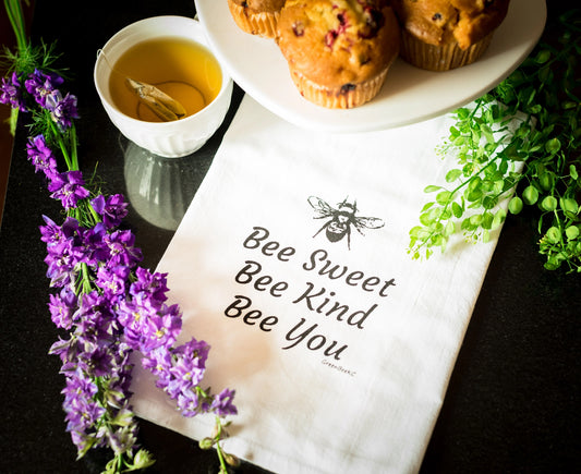 Bee Sweet Kitchen Tea Towels NEW