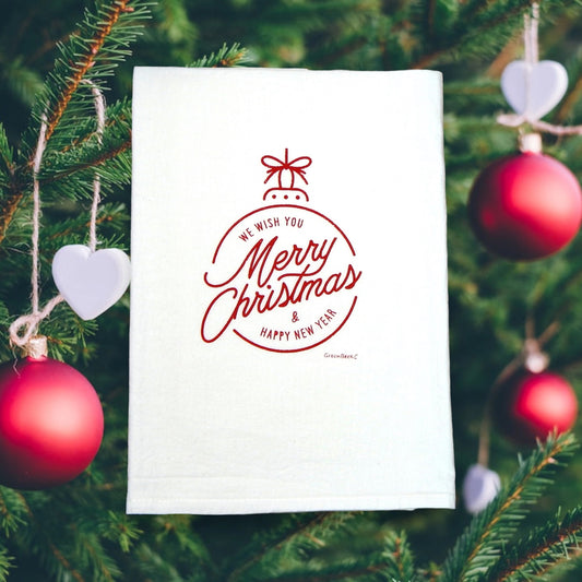 Merry Christmas Wish Kitchen Towels + color options  NEW